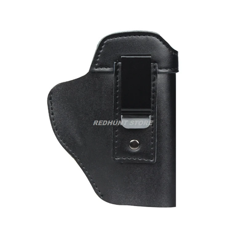 Linkes Taktisches Lederholster für Verdecktes Tragen Airsoft IWB Pistolenholster für Glck17 19 43/ Sig P365/ PX4 M9 9mm für die Jagd – Detail 12