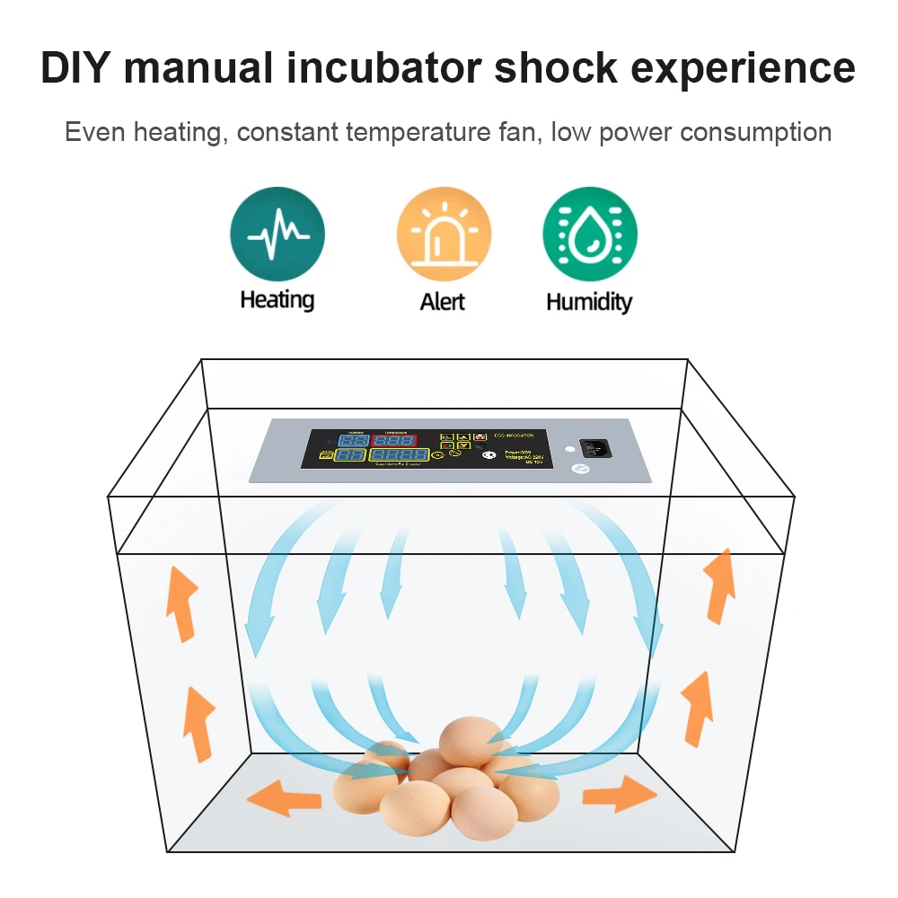 HTMC-7 high quality Thermostat Regulator DIY Mini Incubator Egg Goose Bird Quail  Incubator Part  Automatic Digital Incubator