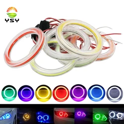 COB LED Headlight Angel Eyes Bulb Halo Ring Lamp Car Daytime Running Light DRL Fog Light DC 12V Styling Light Decorative Lights