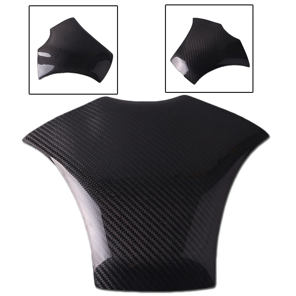 CBR 600RR 2007-2012 Motorcycle Fuel Gas Tank Cover Protector For Honda CBR600RR 2007 2008 2009 2010 2011 2012 Real Carbon Fiber