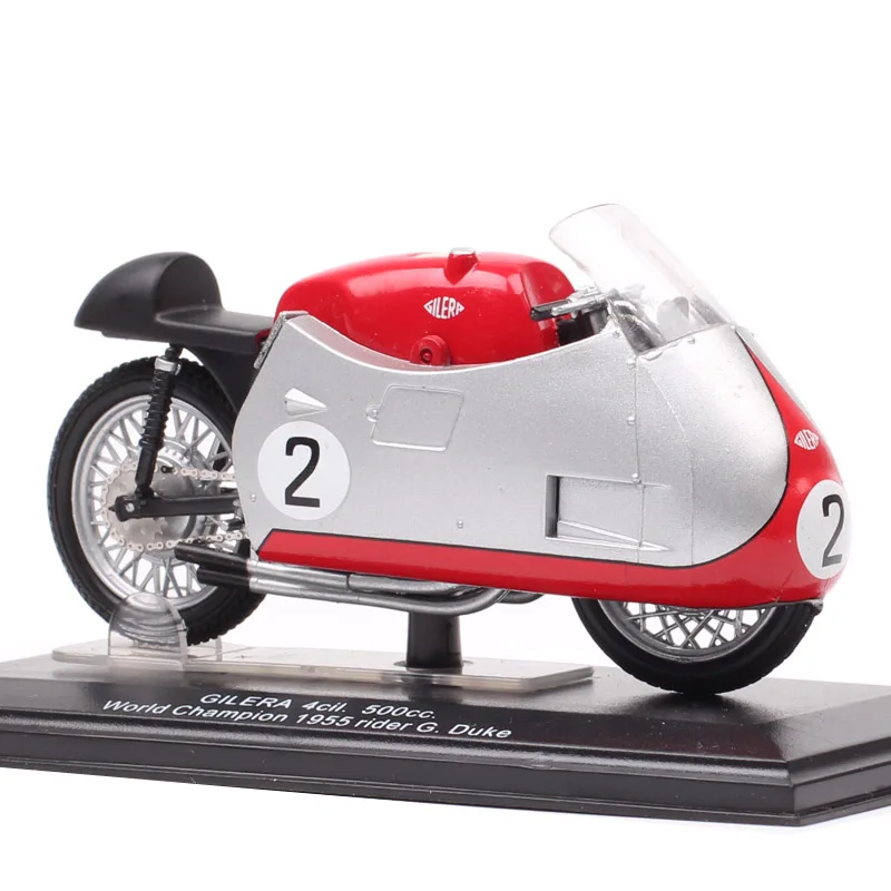 AliExpress Loquatee 1/22 Scale Classic Retro Italeri 1955 Gilera 4cil 500cc World Champion #76 G Duke motorcycle Diecast GP bike model Toy Vehicles