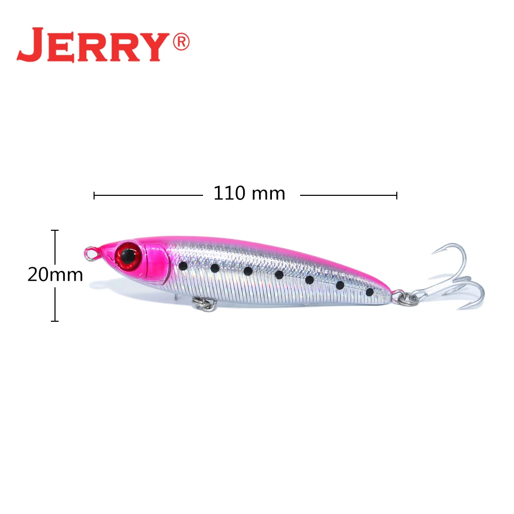 Jerry Cavalier Deep Sea Sinking Stick Pencil Lures 11cm Salmon Tuna Trolling Fishing Hard baits