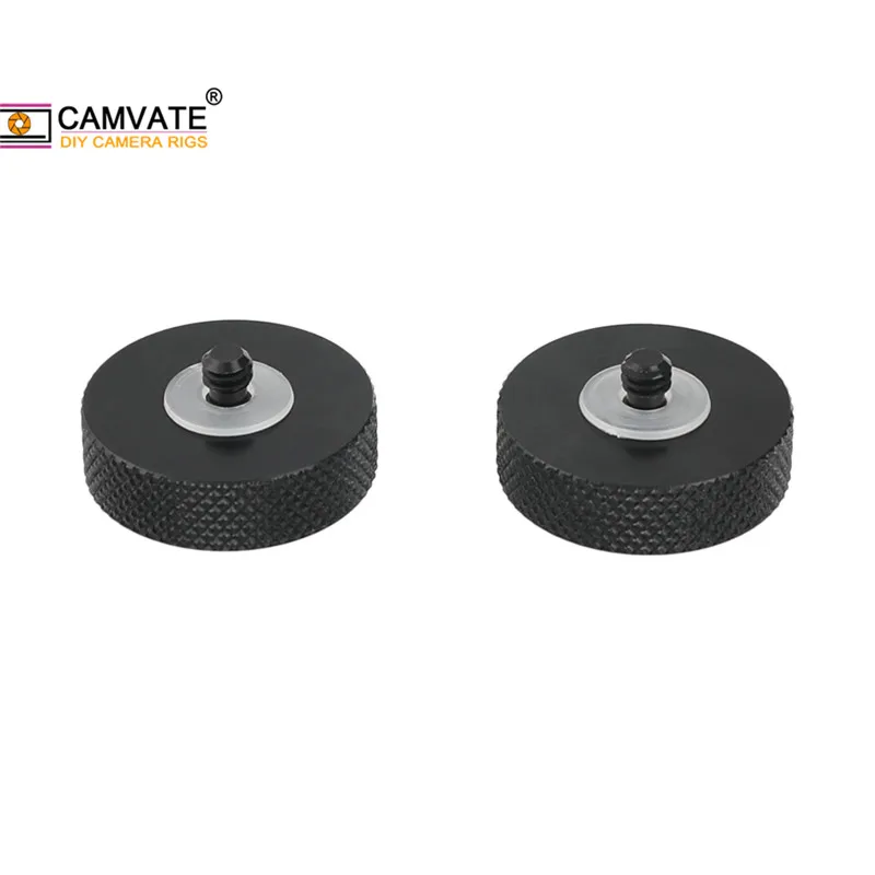 CAMVATE 2 Pieces Standard Universal Thread Screw Adapter With 1/4"-20 Male To 3/8"-16 Female For DSLR Camera /Camera Tripod New
