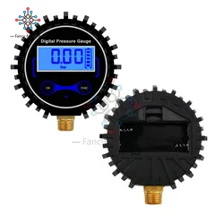 1/4 0-200PSI Digital Tyre Tire Air Pressure Gauge LCD Manometer Pressure Gauge With LED Light For Car Truck Motorcycl