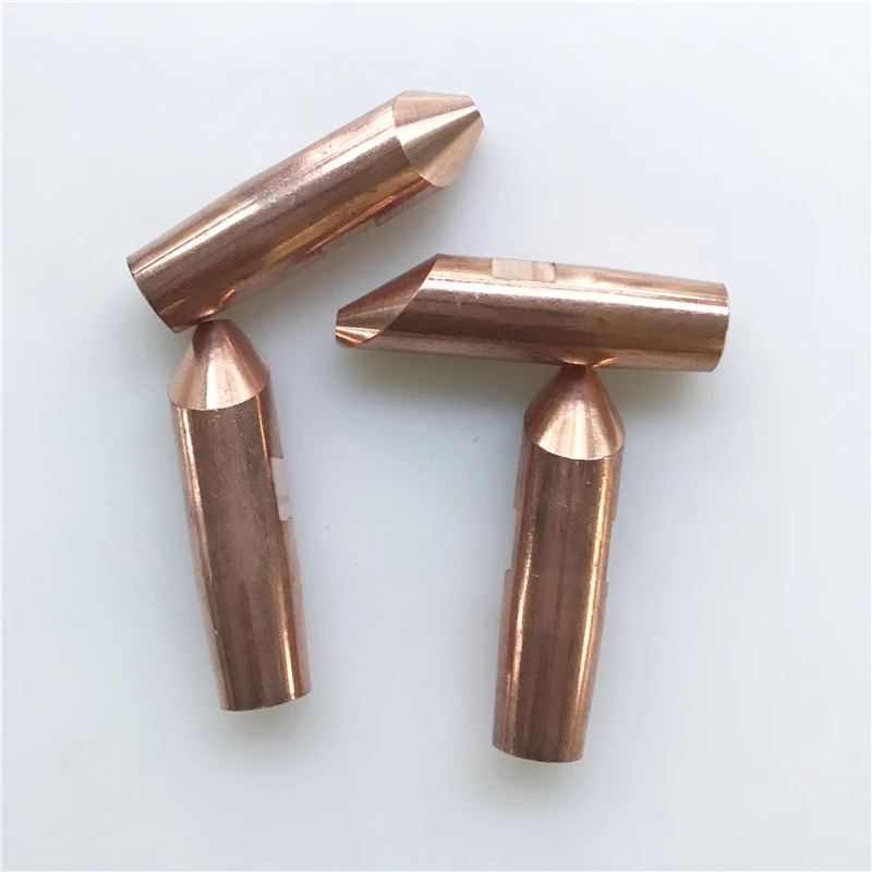 Spot Welder Electrode Tip Spot Welding Head Alumina Copper 16*60 Chrome Zirconium Copper Electrode Tip Electrode Cup