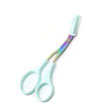 Eyebrow Trimmer Scissors with Comb #6