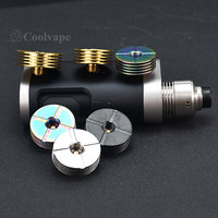 Metal 510 thread Adaptor Heat Sink Metal 22mm/24mm/25mm e-cigarette accessories for 510 Thread RDA RTA RDTA Vape Atomizer