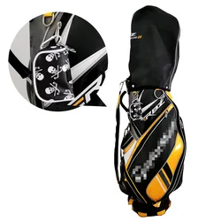 PU Skull Small Golf Ball Bag Mini Zipper Golf Bags con Tee posizione piccola tasca articoli sportivi 3 colori