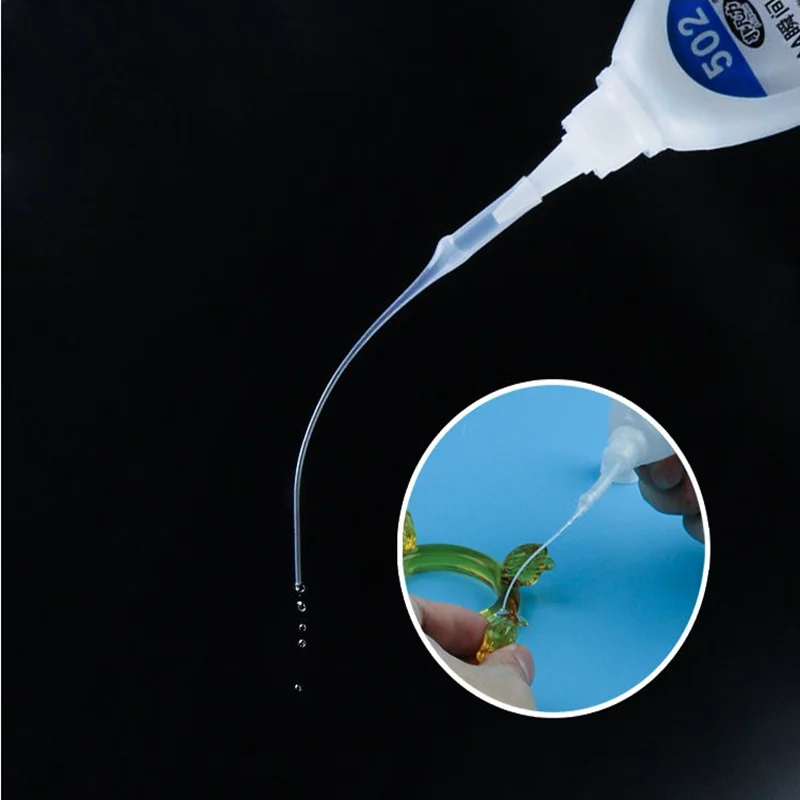 20pcs 502 Super กาว Micro-เคล็ดลับกาวขวดหมวก Catheter Dropper กาว Applicator วางหลอดหัวฉีดสําหรับ Crafting Lab