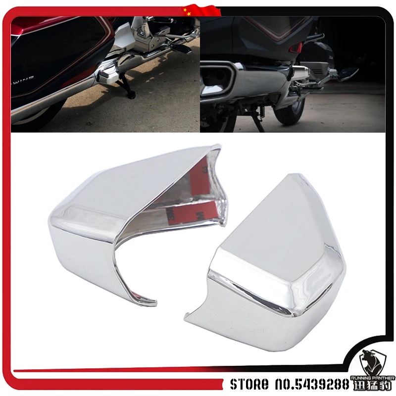 

For HONDA Goldwing GL1800 GL 1800 F6B 2018-2020 Chrome Motorcycle Saddlebag Guard Covers