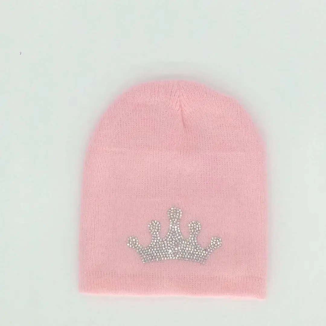 2019 baby winter wool Toddler infant Kids children crown knitted hat cap beanie for girls and boys children photography props