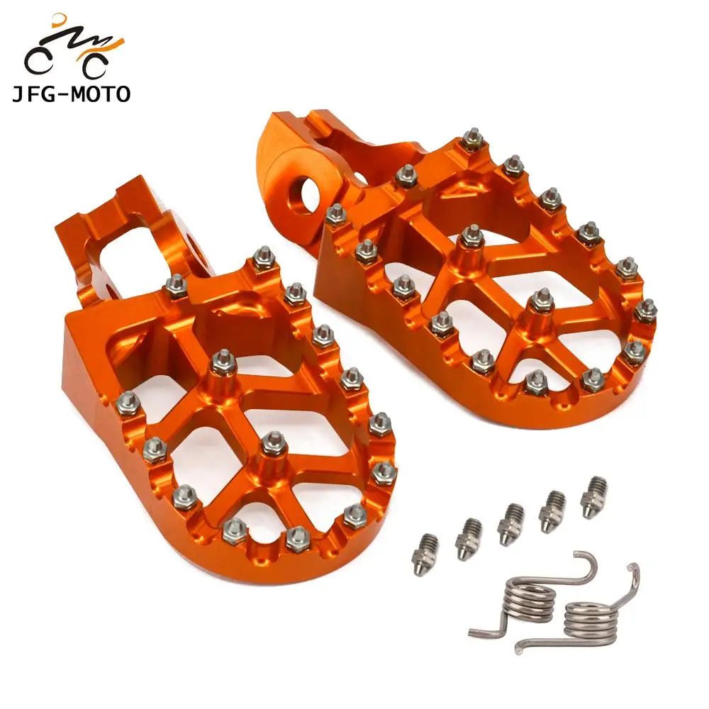 

Motorcycle CNC Footrest Footpeg Foot Pegs Pedals Rests For KTM SX SXF EXCF XC XCF XCW 85 125 150 250 350 450 500 2018-2021