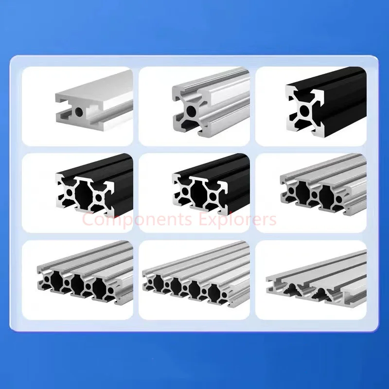 Arbitrary Cutting 1000mm 2080T-solt Al 2080V-solt European Standard Aluminum Extrusion Profiles For 3D Printer Parts CNC DIY