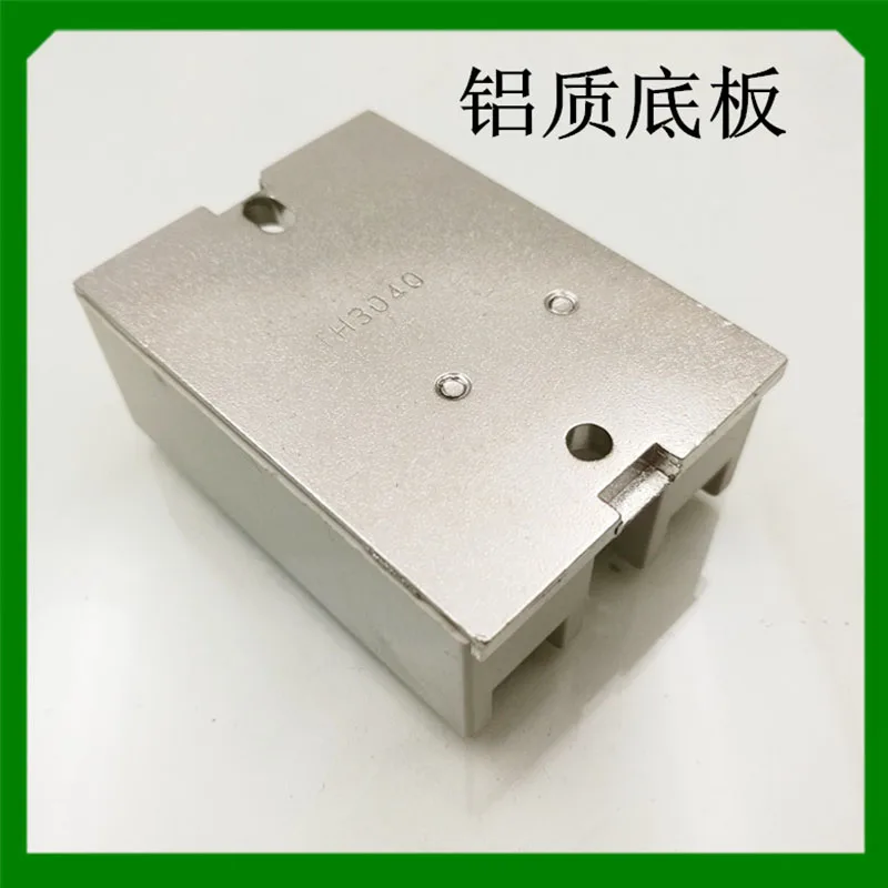 1 قطعة جديد الحالة الصلبة تتابع SSR-40DA السيليكون تسيطر تيار مستمر التحكم التيار المتناوب الألومنيوم قاعدة لوحة مرحلة واحدة SSR 380 فولت