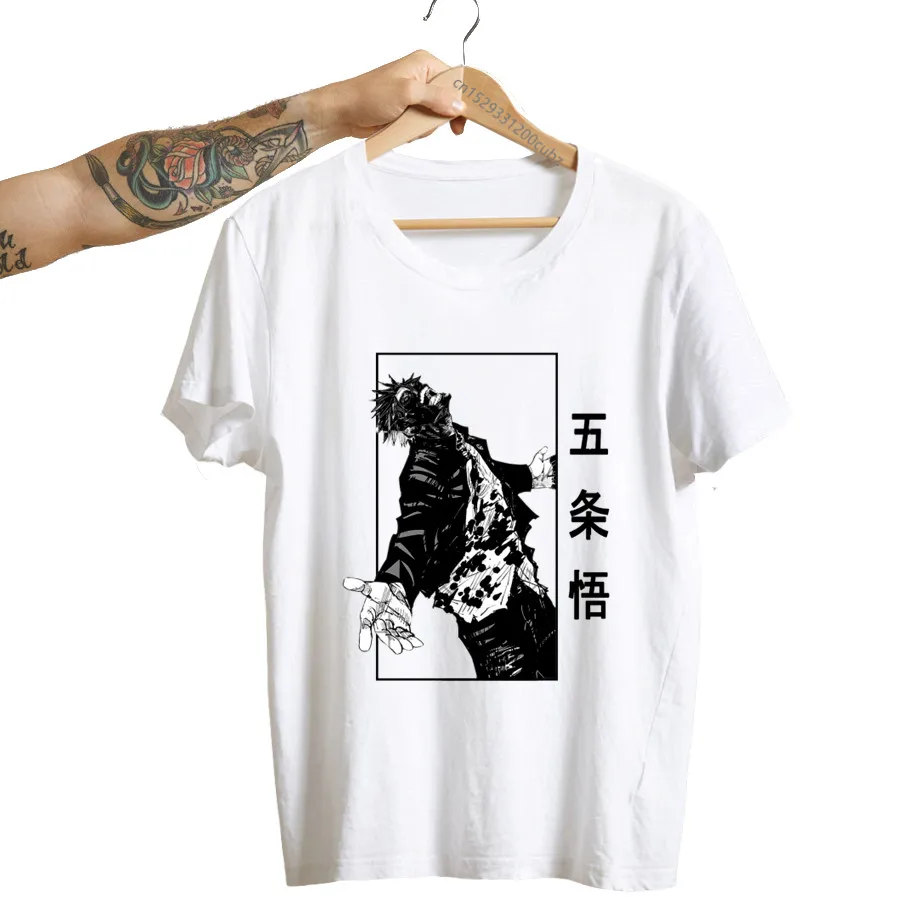 Japanese Manga Itadori Yuji Women T Shirt Girl Kawaii Jujutsu Kaisen Y2k Graphic Tees Fashion Tshirt Summer 90s Tops T-shirt