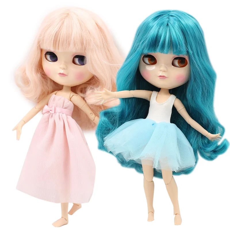 Poupée articulée DBS ICY bjd pour filles, jouet de 30cm, peau blanche, bonnet A, corps azone nu, couleurs aléatoires des yeux, cadeau