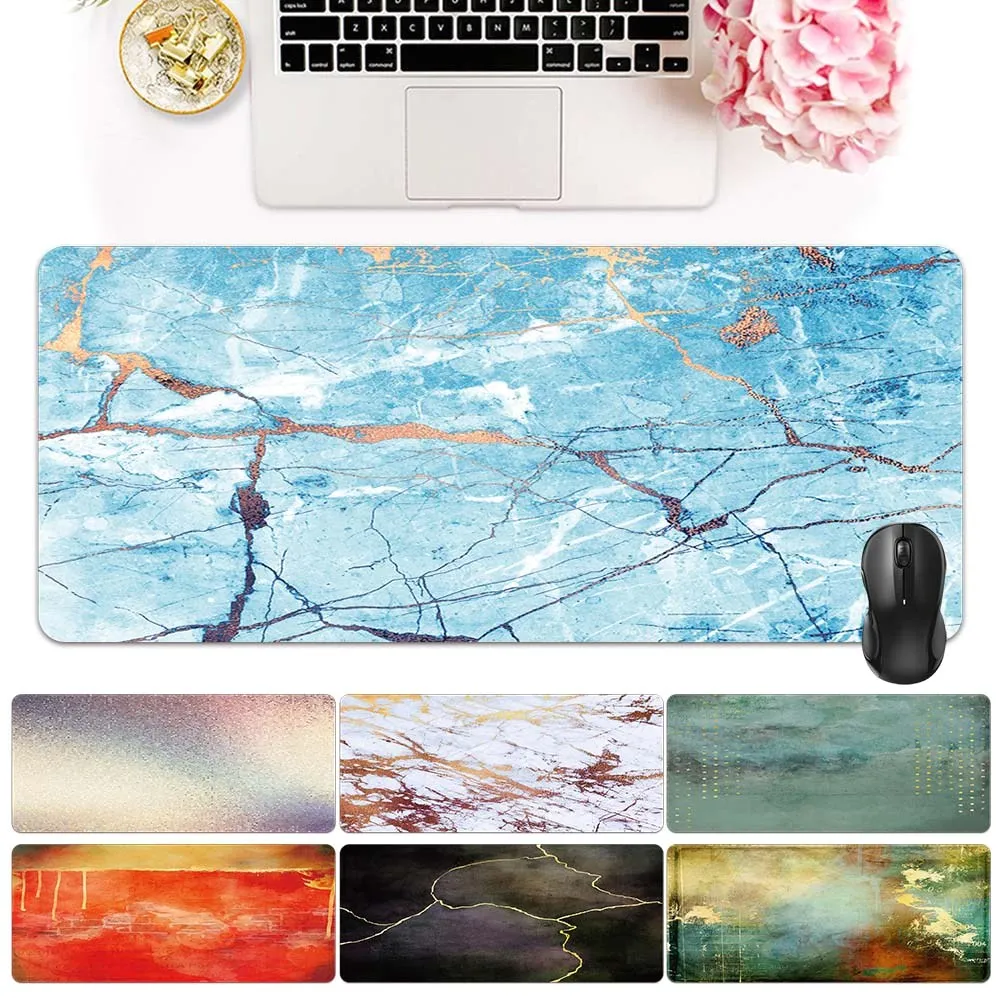 

PU Leather Portable Home Office Desktop Computer Game Mousepad Resting Protective Surface Table Writing Mat Easy Clean Mouse Mat