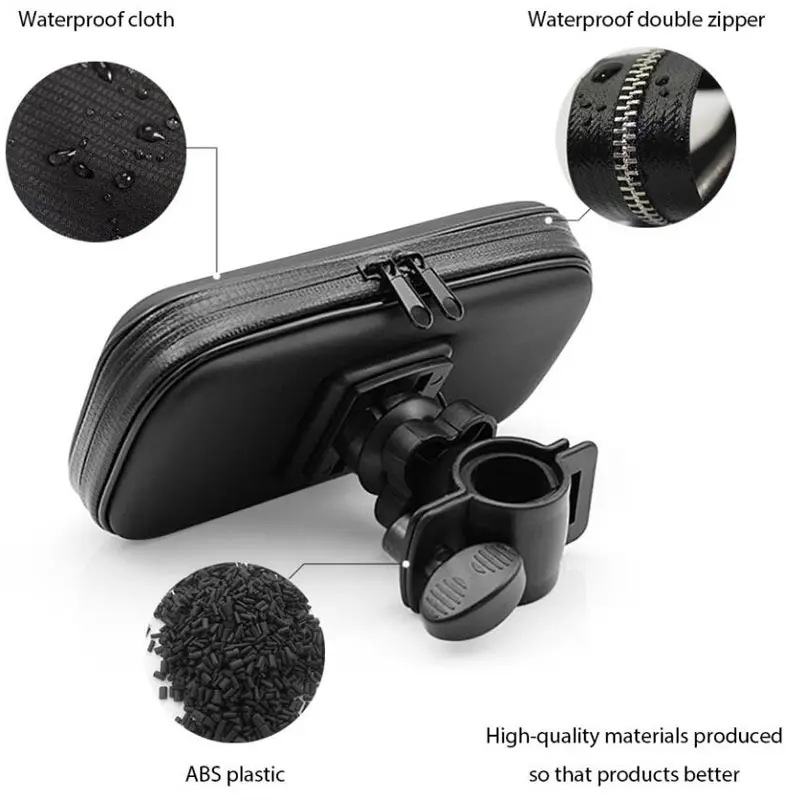 for Moto Phone Holder Motorcycle Support Bike Universal Waterproof Bag Mobile Stand for iphone 11 pro x For Samsung Xiaomi Cover