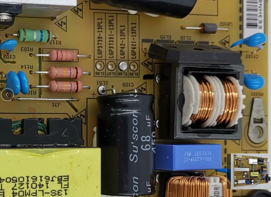 الأصلي ل EAX64905301 LG3739-13PL1 LGP42-13PL1 مجلس امدادات الطاقة مجلس العمل