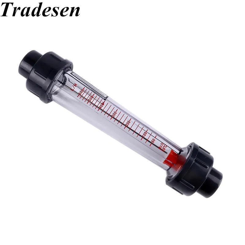 

1Pcs Plastic Liquid Water Flow Meter Rotameter Flow Meter DN20 100-1000LH Garden Home Irrigation PVC Water Pipe Fittings