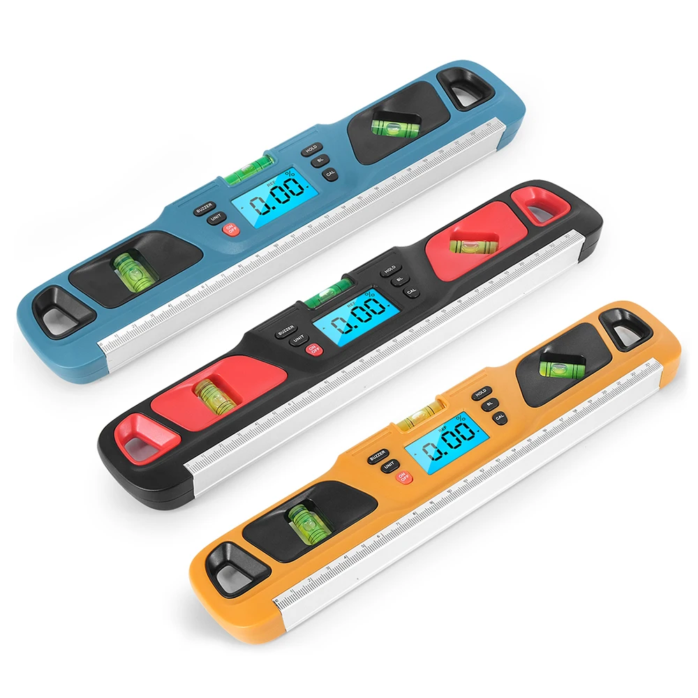 

Digital Spirit level Bubble Electric Level 360 degree Angle Finder Inclinometer Horizontal Scale Ruler Protractor