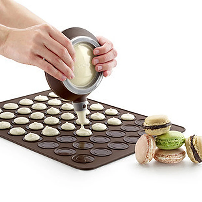 

Silicone Macaron Macaroon Cake Pastry Oven Baking Mould Kitchen Bakeware tools Sheet Mat 30-Cavity DIY Mold Baking Mat cooking