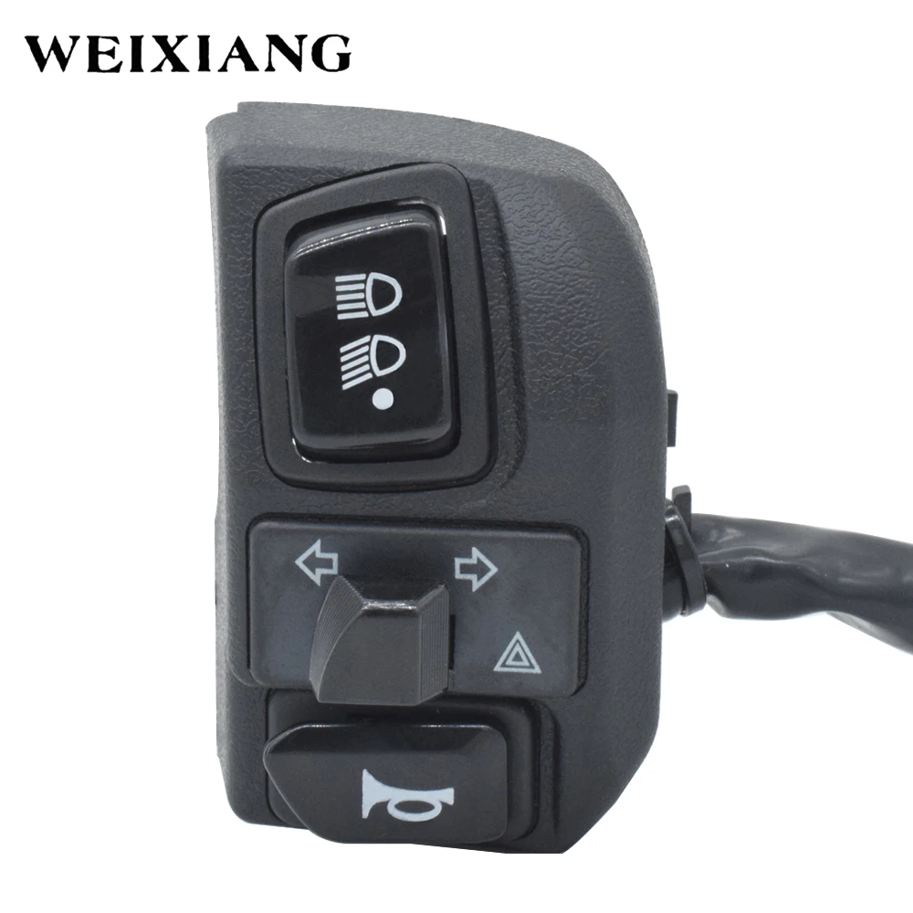 Left Motorcycle Handle Switch Horn Turn Signal Warning Light L/H Beam Handlebar Controller Switch For Yamaha Lagenda 115