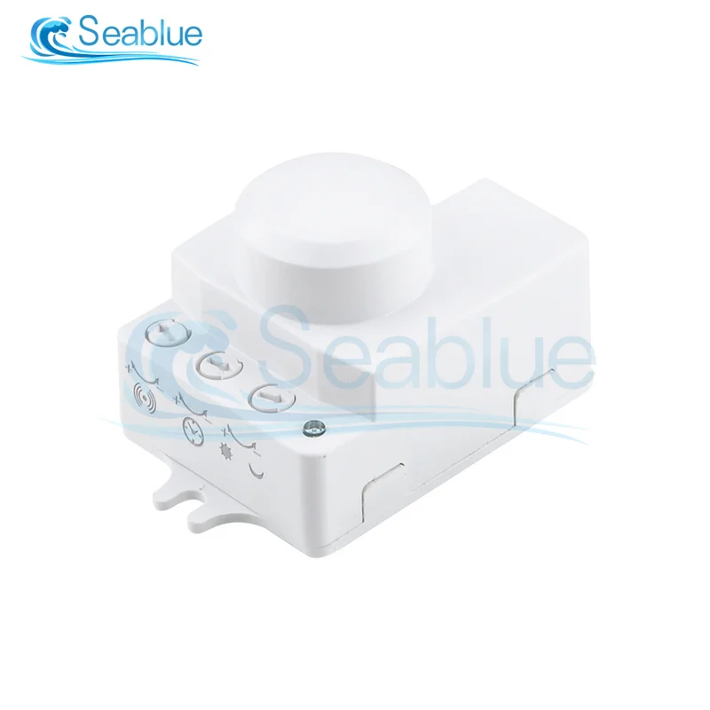 

AC 220V 5.8GHz Microwave Radar Sensor Switch Human Body Motion Induction Sensor for LED Light Sensors Switches