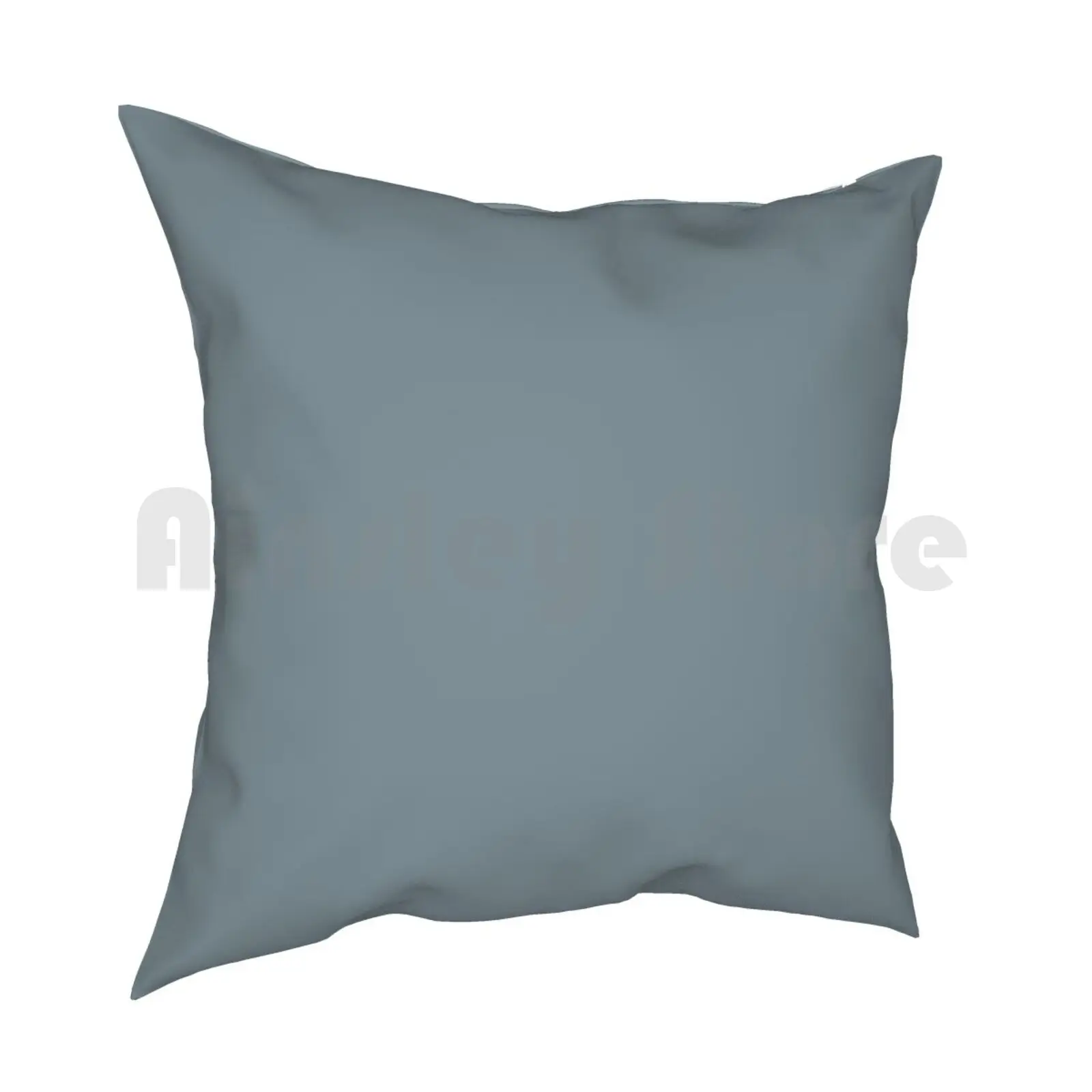 Bright Lead Grey Solid Colour Pillow Case Printed Home Soft Throw Pillow Background Blank Classic Cover Detail Fashion