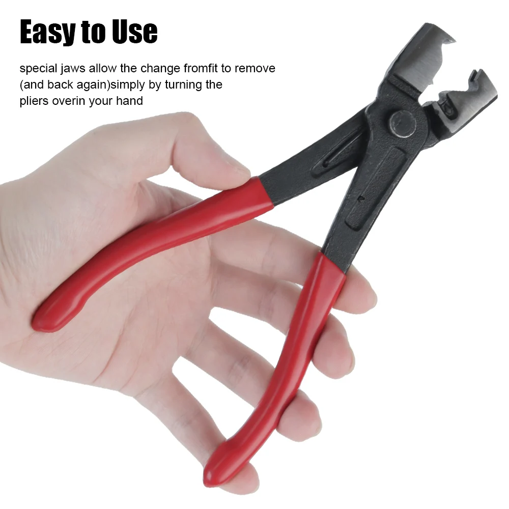 Car Repair Hand Tool Vise Auto Repairing Hand-held Tools Car Hose Oil Hose Crimping Plier Collar Hose Clip Clamp Pliers R Type