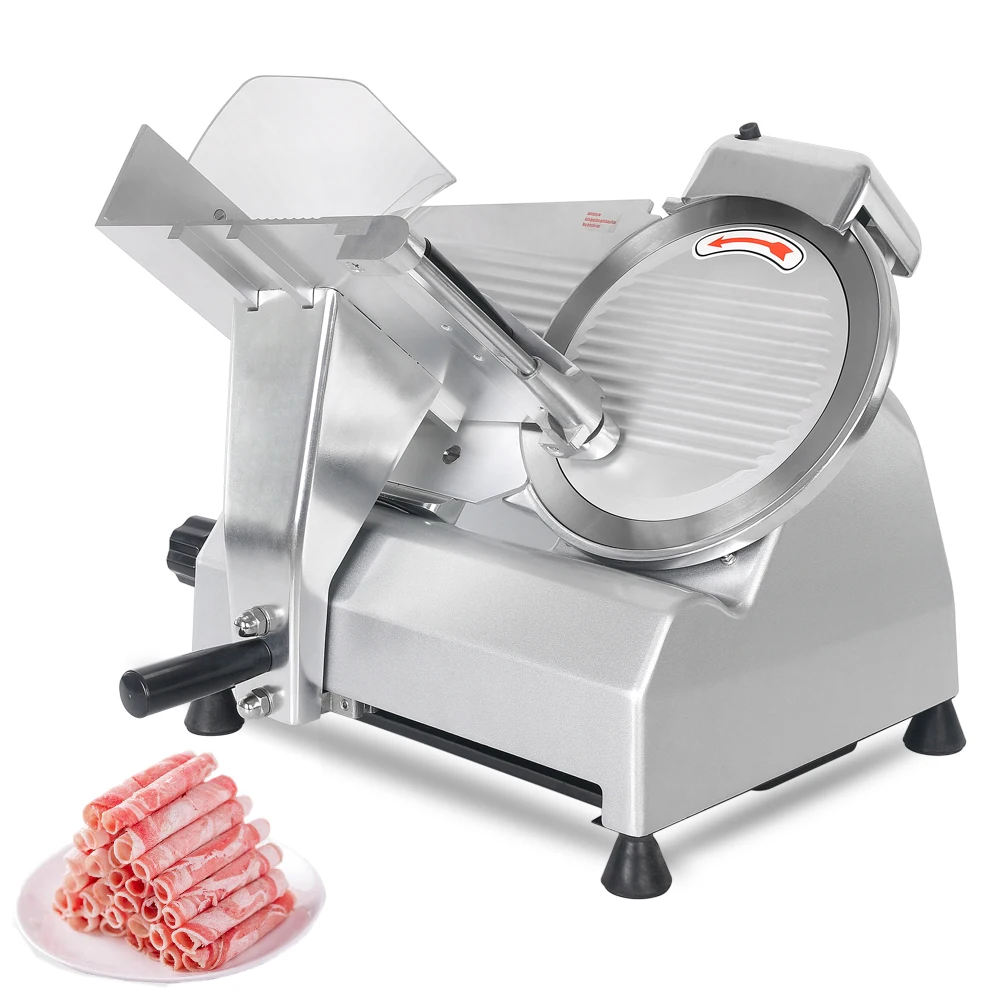 ITOP Lamb Slicer Electric Meat Slicer Commercial Ham Meat Cutter Semi-automatic Frozen Meat Cutting Machine 250SE-10\