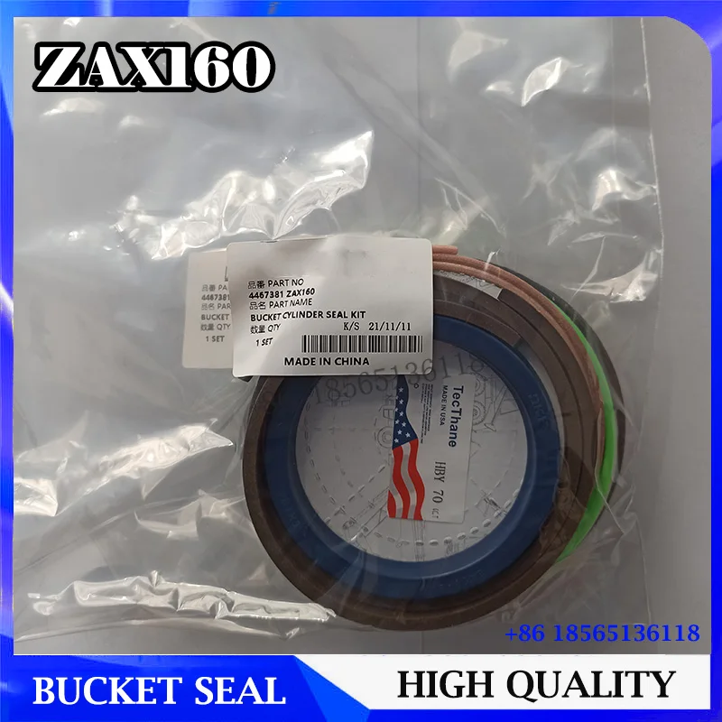 

Zaxis160 Hydraulic Bucket Cylinder Seal Kit 4467381 for Zaxis Zax160 ZX160 Hitachi Excavator Oil Repair Kit