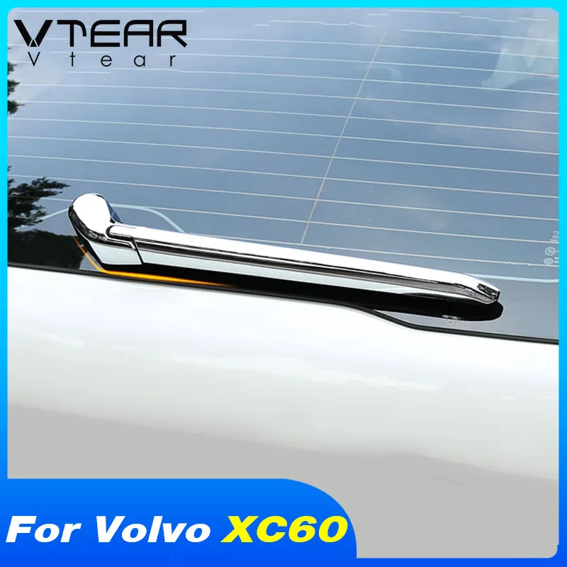 

Vtear Car Rear Wiper Cover Chrome Wiper Arm Stickers Frame Exterior Parts Car-styling Accessories For Volvo XC60 2022 2021 2020