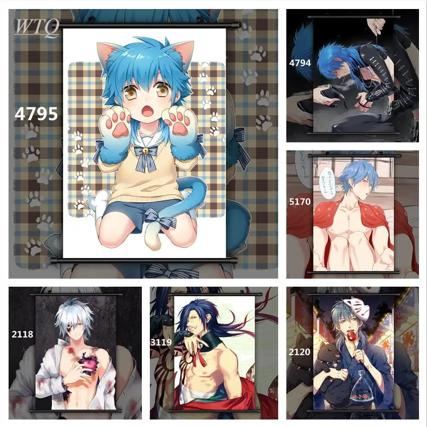 DRAMAtical Murder Seragaki Aoba Noiz Koujaku Anime Posters High Quality Canvas Painting Wall Decor Wall Art Picture Home Decor