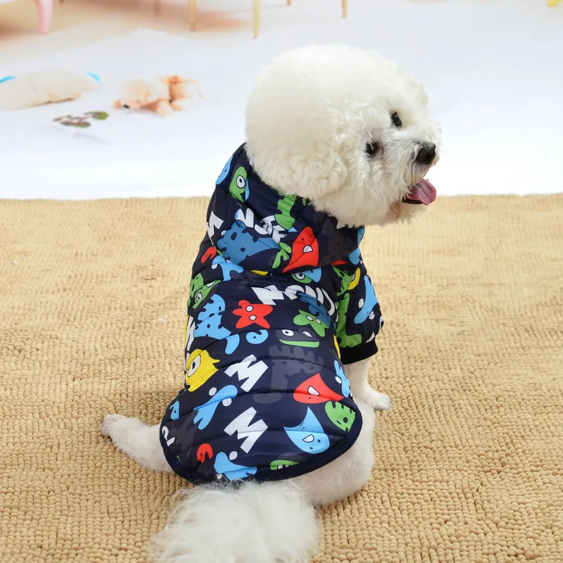 Warm Dog Clothes For Small Dog Windproof Winter Pet Dog Coat  Dog Jumpsuit Puppy Outfit Vest Jumpsuit For Chihuahua Clothes