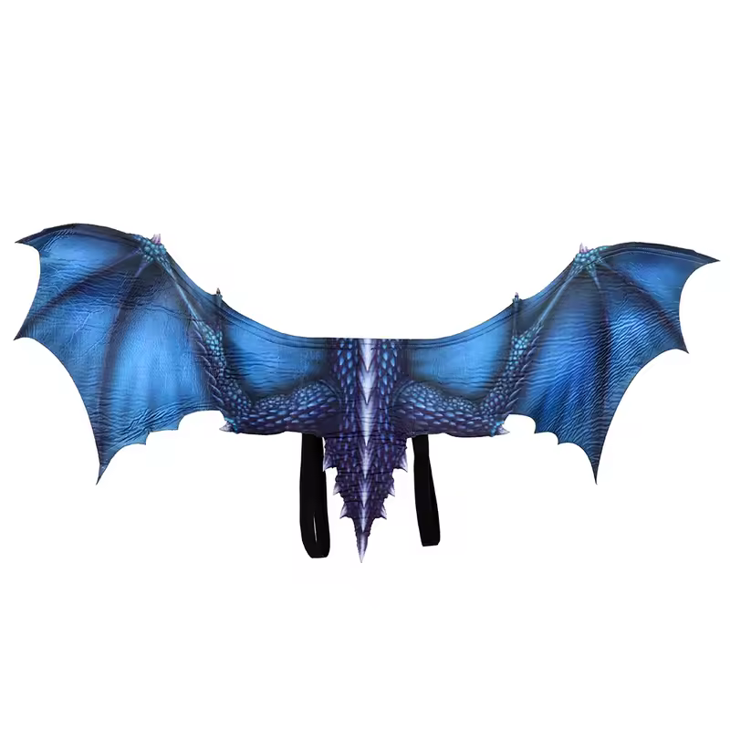 Adult Halloween Decoration Carnival Party Animal Costume Dragon Cosplay Masquerade Face Mask and Wings - Image 9