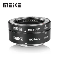 Meike-anillo de tubo de extensión Macro de enfoque automático de Metal para Sony E-Mount/para Fuji X-Mount/para M4/3 Mount XT3 XT30 XT4 A7 A7III A6000