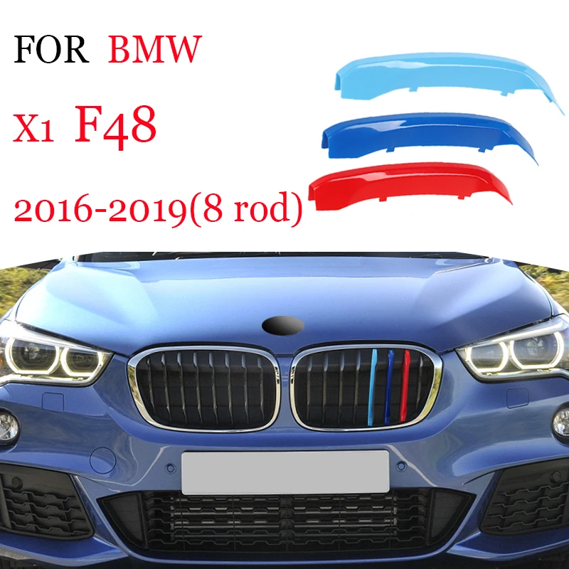 3 Stück Auto gitter Zierleiste für BMW x1 x2 x3 x4 x5 x6 x7 e84 f48 f49 f39 e83 f25 g01 f26 g02 e70 f15 e53 g05 e71 e72 f16 g06 g07