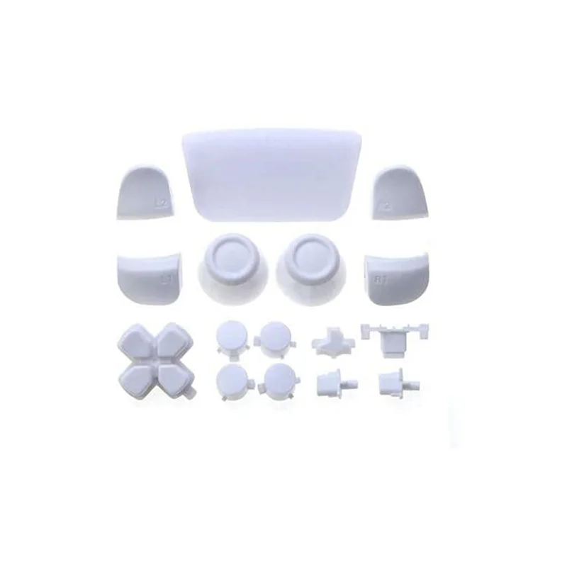 مجموعة أزرار كاملة ل PS5 المقود Dpad R1 L1 R2 L2 اتجاه مفتاح أزرار ABXY الزناد زر غطاء تغليف لسوني Playstion 5 PS5