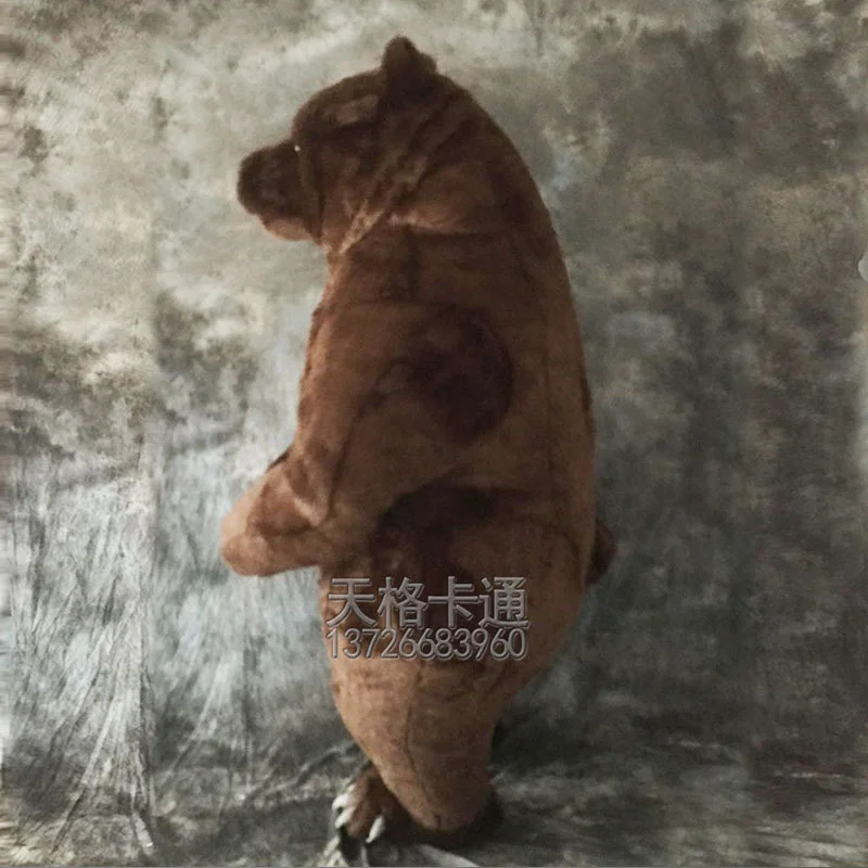 New Carnival Performance Mascot Halloween Inflatable Brown Bear Cosplay Costume Adult Use Birthday Party Advertising Parade Set