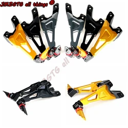 Motorcycle CNC Rear Footrests Bracket Kit Foot Pegs Rests Assembly For BMW S1000RR 2009-2018 & S1000R 2010-2020