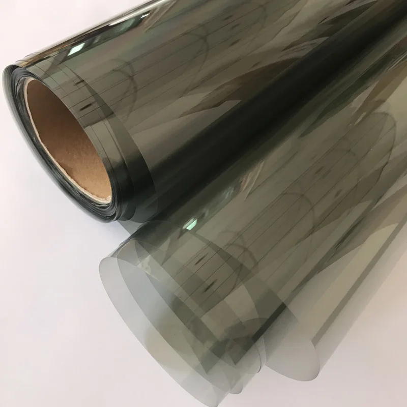 50x200/300/500CM Gray Car Window Tint Film Front Side Glass Window Film VLT 70% Car Auto House Solar Protection Film