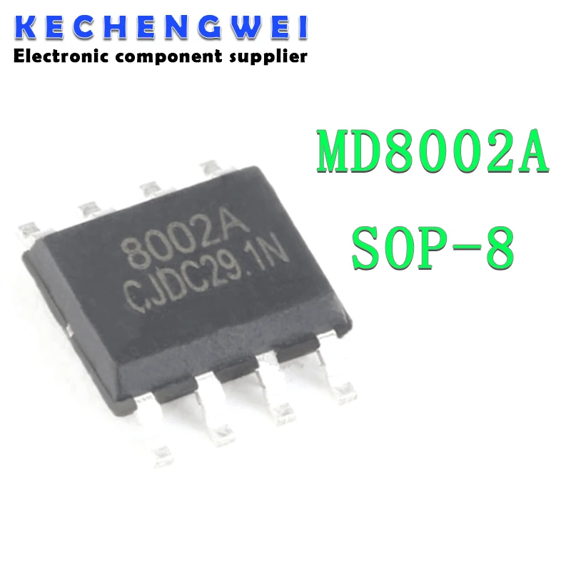 50 sztuk MD8002A SOP8 MD8002 SOP 8002A SMD SOP-8 8002 CKE8002B NS8002 nowy i oryginalny układ scalony