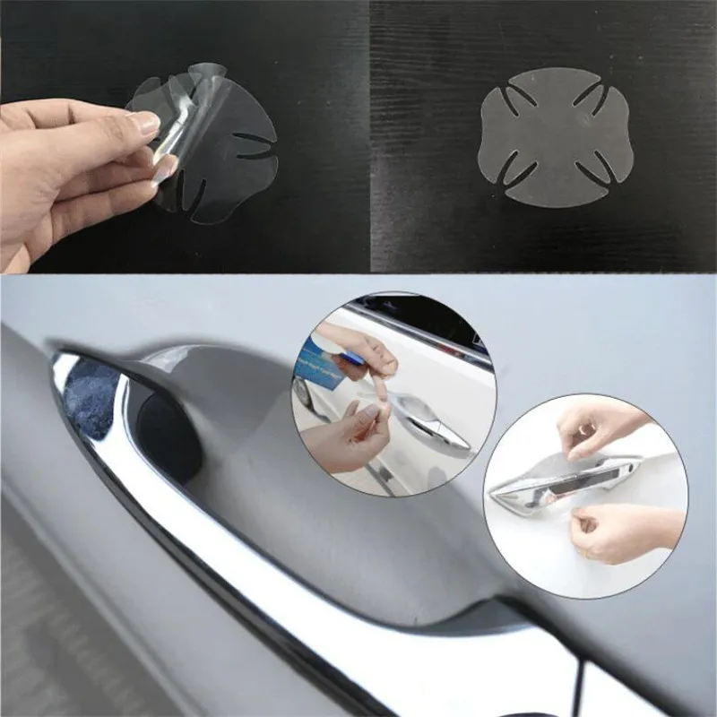 4pcs/Lot Car Handle Protection Sticker For Honda Ciimo Elysion AVANCIER CR-Z INSIGHT UR-V XR-V Legend N-Box N-WGN