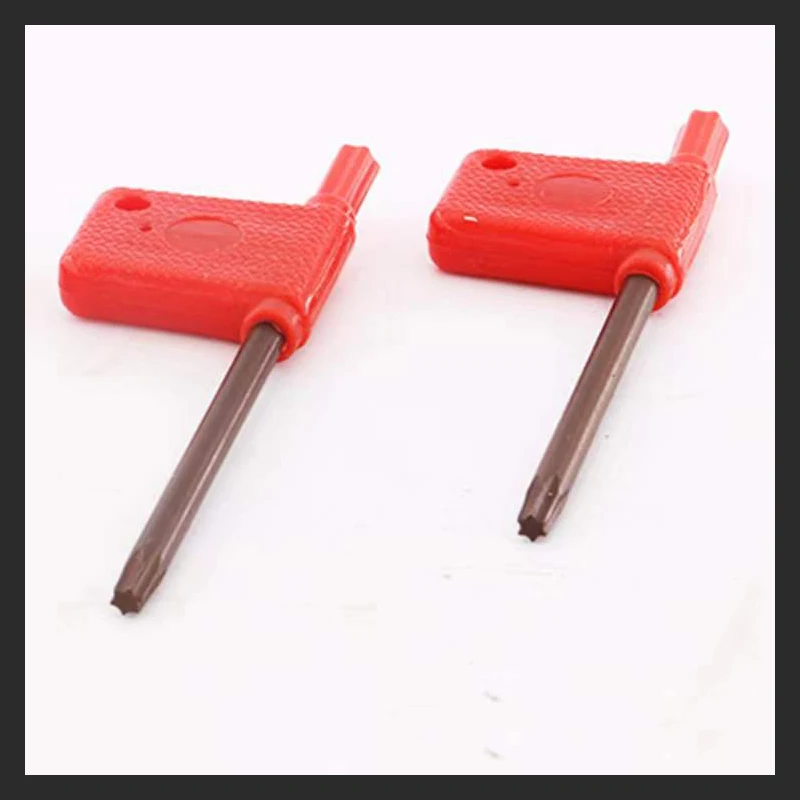 T6 T7 T8 T9 T10 T15 T20 Screw key red flag keys of clubs wrench wrench for cnc machine parts