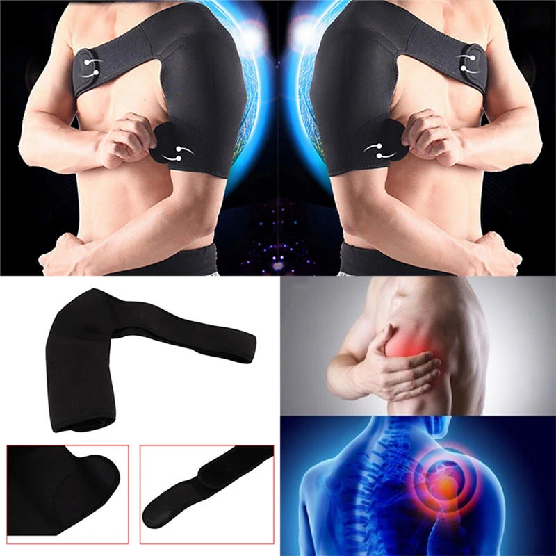 Shoulder Brace for Men and Women Adjustable Shoulder Strap Compression Sleeves for Arms Shoulder Injury Joint Pain Relief Girdle