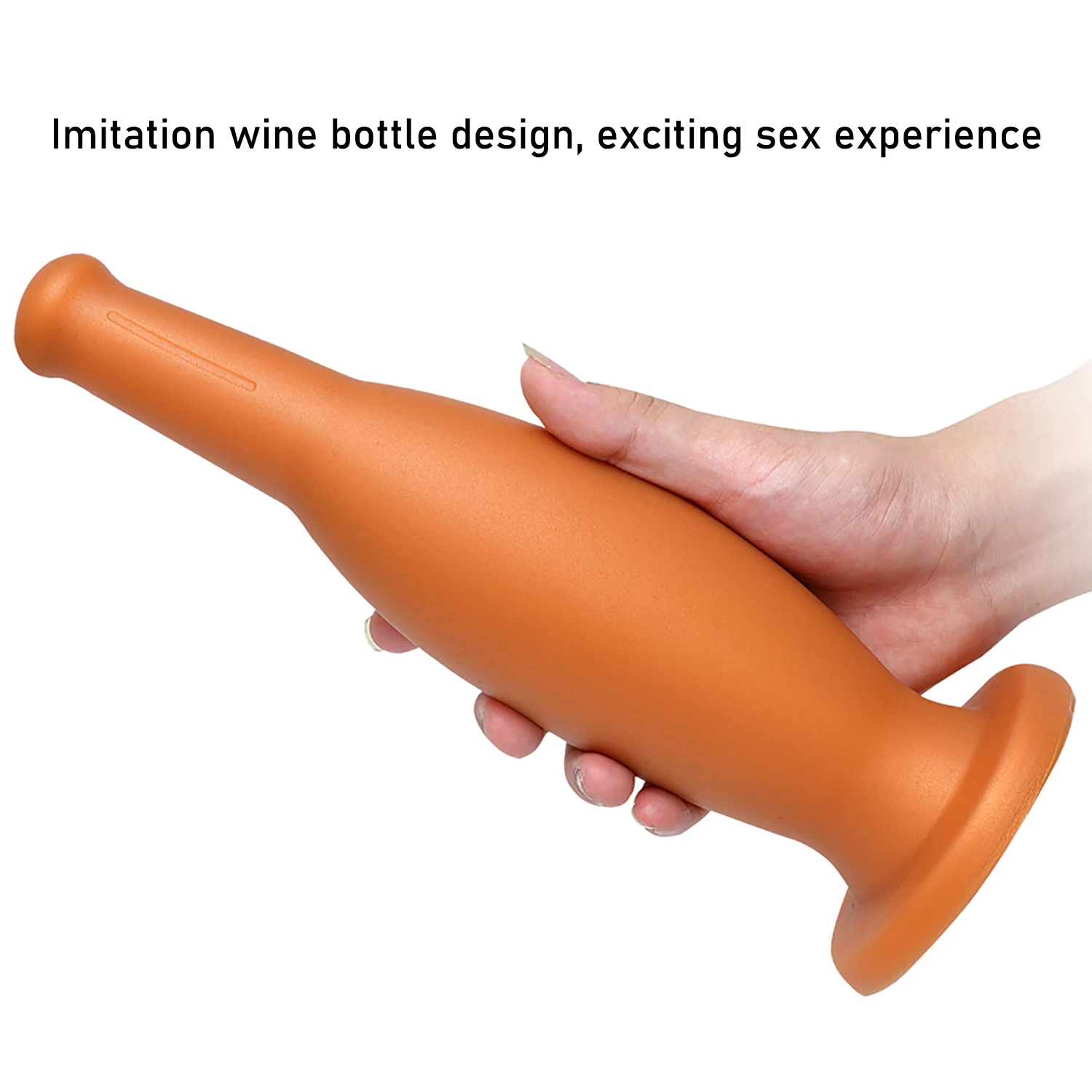 Oversized Liquid Silicone Anal Plug Dildos Imitation Wine Bottle Anal Dilator Big Butt Plug Stimulates Vagina and Anus Sex Toys