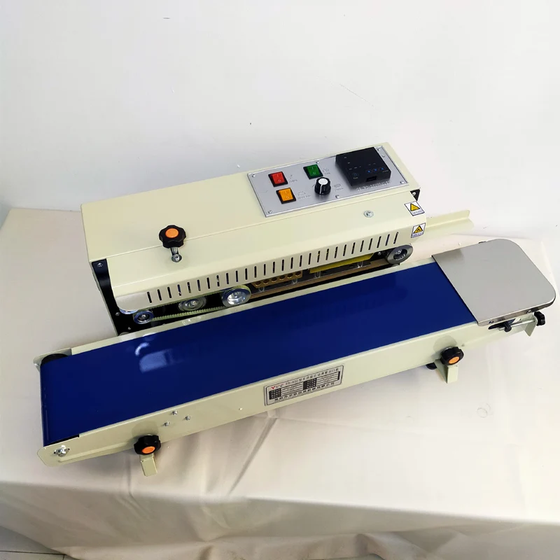 220V 110V Continuous Film Sealing Machine Plastic Bag Package Machine Food Sealer Horizontal Sealing Machine