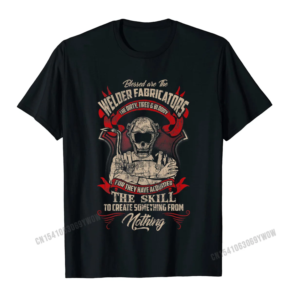 WELDER FABRICATORS Funny Welders Welding Backside Premium T-Shirt Camisas Men Normal Tshirts New Tops Shirt Cotton Men Unique