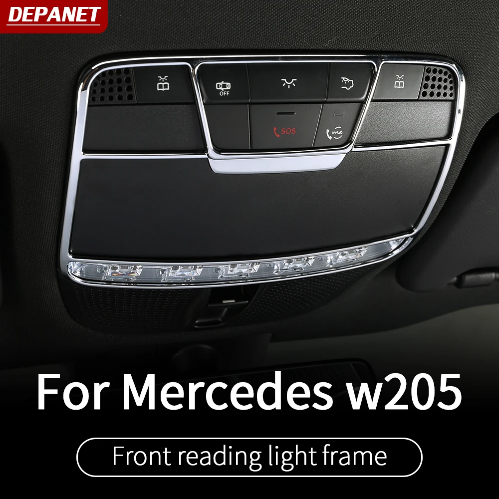 Reading light strip For Mercedes w213 amg Mercedes w205 amg/glc x253 coupe amg mercedes c class accessories w205 interior trim